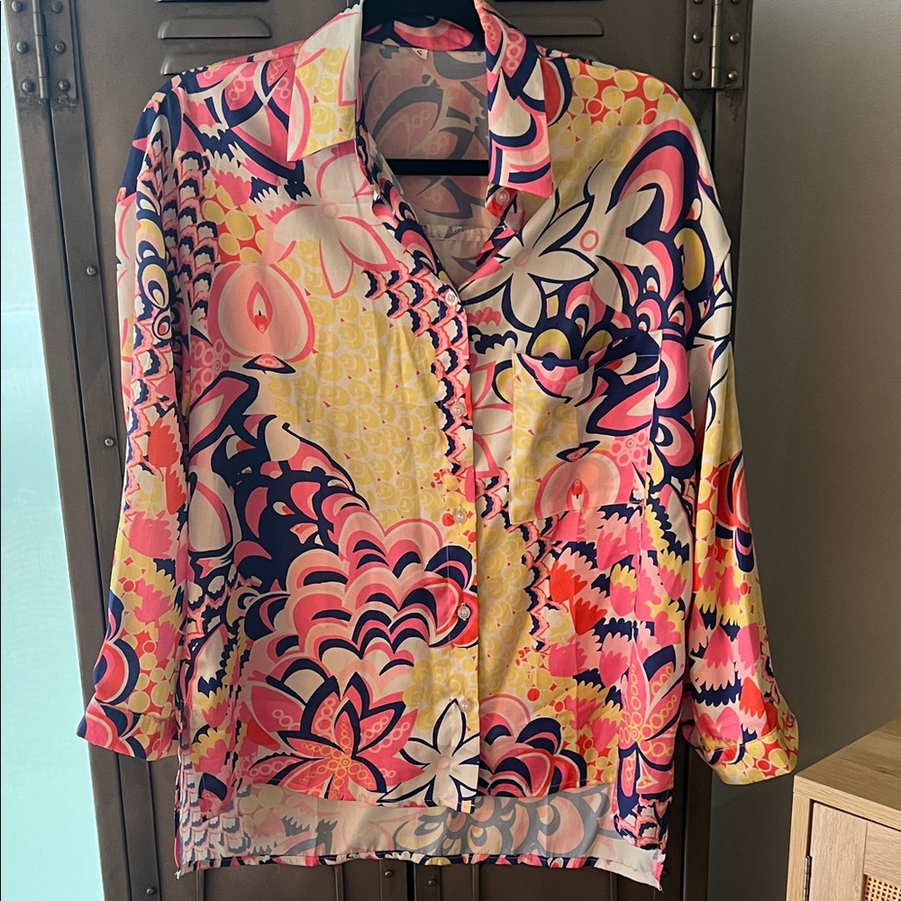 Vibrant Floral Women's Top